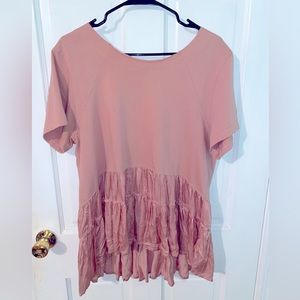Anthropologie Flowy T Shirt